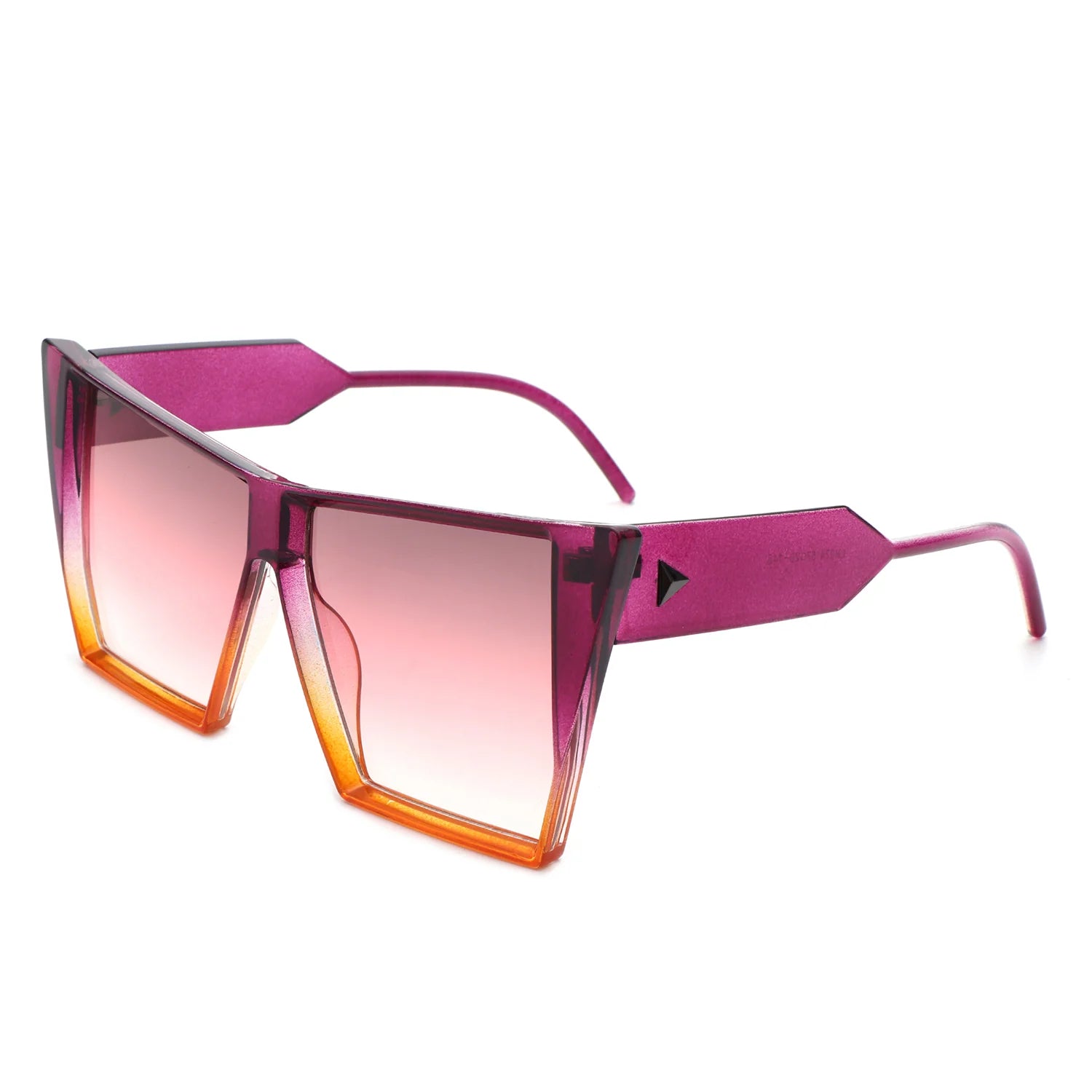 VR2135 - SQUARE OVERSIZE FLAT TOP FASHION SUNGLASSES